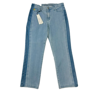 Second Yoga light dark seam with tags classic cut stretch cotton jeans 30 x 26